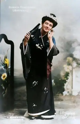 Solomiya Krushelnytska in Madame Butterfly costume