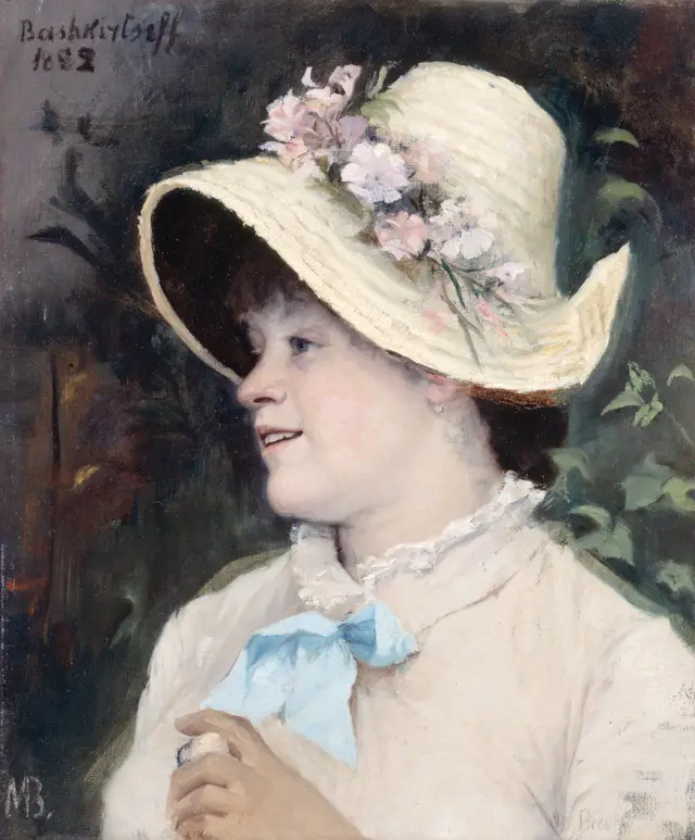 "The Parisian Woman", portrait of Irma, model at the Académie Julian (1882)