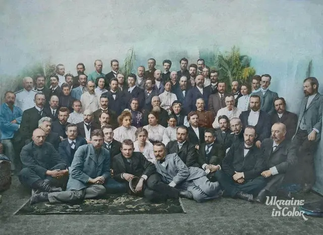 Cultural elite at the opening of the monument to Kotlyarevsky Cultural elite at the opening of the monument to Kotlyarevsky