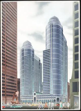 Block 37 Proposal, Chicago, Illinois, Perspective