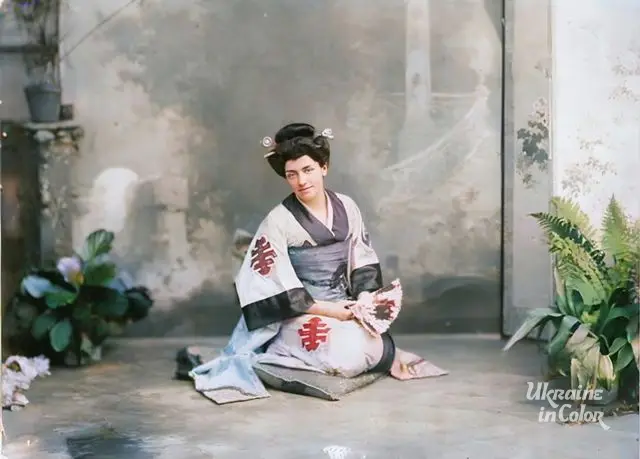 Solomiia Krushelnytska as Madama Butterfly 