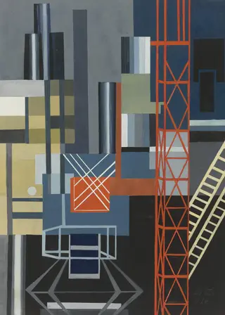 Constructivist stage design (1927)