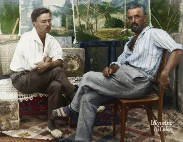 Mykola Glushchenko and Volodymyr Vynnychenko