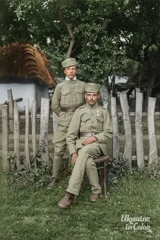 Sich Riflemen posing for the camera