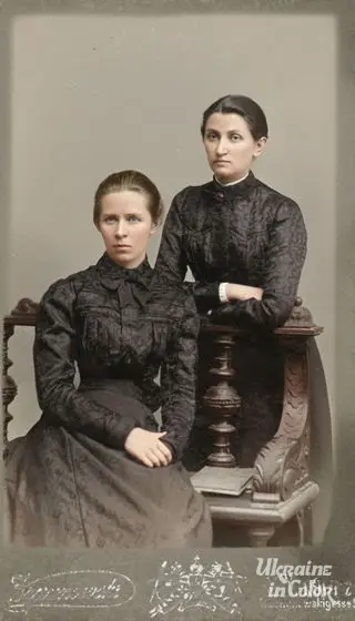 Olga Kobylyanska together with Lesya Ukrainka (Larysa Kosach)