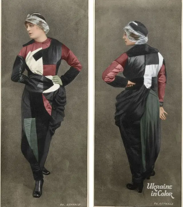 Sonia Delaunay in a suit