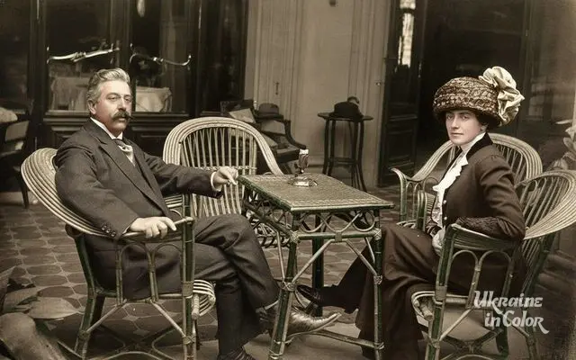 Krushelnytska with a friend