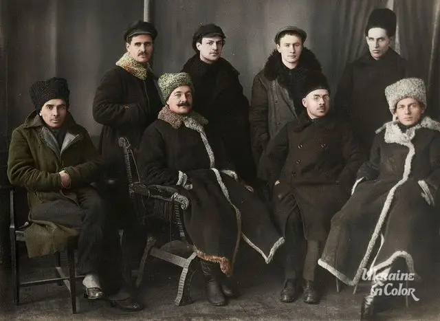 Delegates to the First All-Union Conference of the Association of Proletarian Writers of the USSR, representatives of Ukraine and Belarus. 