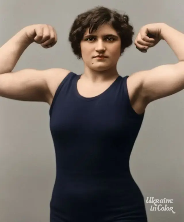 World champion in classical women's wrestling (1915) - Maria Yakymovna Kovac
