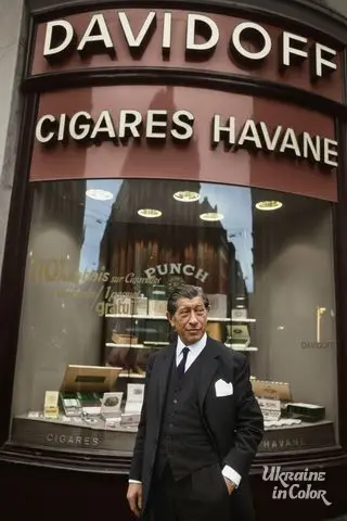 Zino Davidoff, a renowned Ukrainian-Swiss tobacconist and the founder of the Davidoff luxury brand