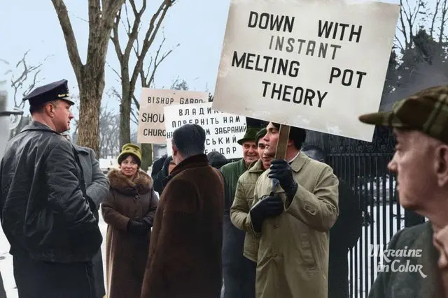 Parishioners arrived, to protest the changes made to the church calendar in Chicago