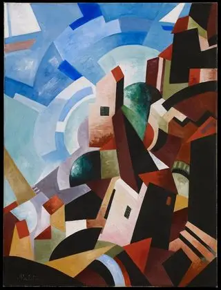 Італійське місто біля моря, 1917