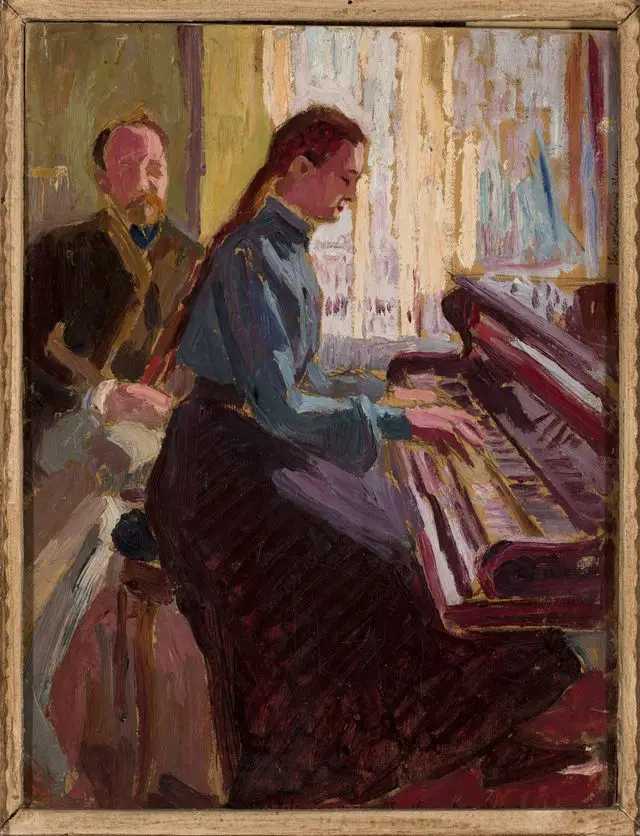 За фортепіано, 1905