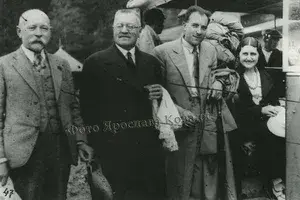 Oleksandr Lototskyi among friends