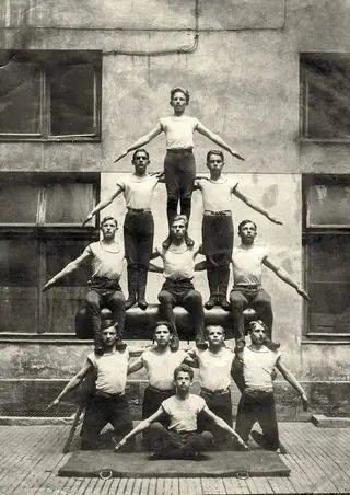 Lviv gymnasium students and athletes