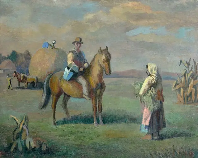 Meeting in a Field. Zhovkva