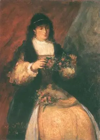 Girl with Flowers, 1876