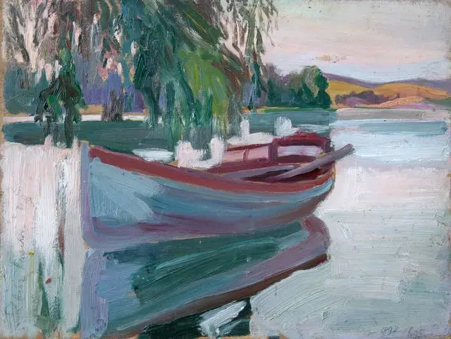 Пейзаж з човном, 1897