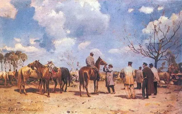 Кінний торг на Волині