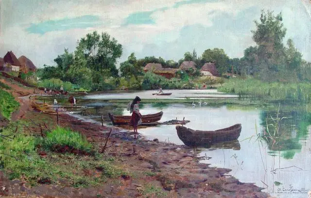 On the Khorol River, Bilyky Village