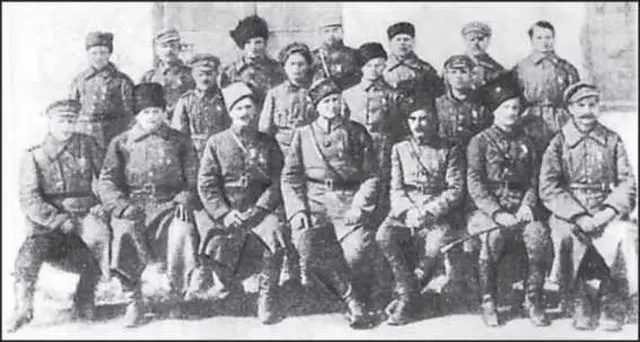 Учасники Другого зимового походу в Каліші, 1921 Учасники Другого зимового походу в Каліші, 1921