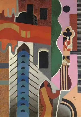 Човен і місто, 1925