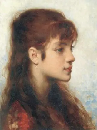 Руда дівчина, бл. 1882