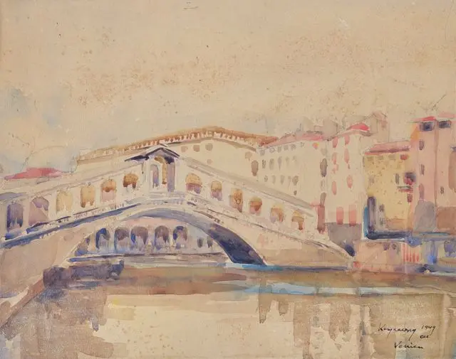 Venice. The Rialto Bridge
