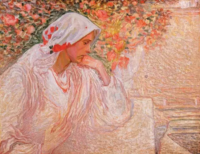 У задумі (портрет дружини), 1910-ті